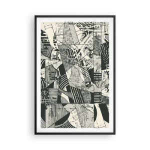 Poster în ramă neagră - Dinamica de astăzi - 61x91 cm