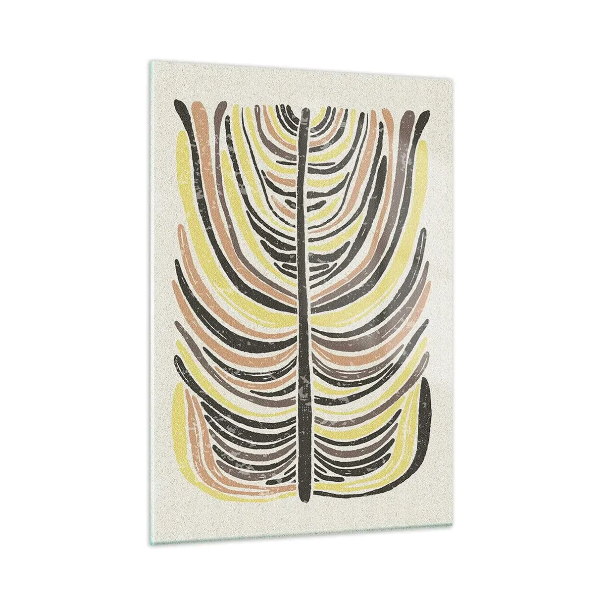 Tablou pe sticlă - Abstracția plină de viață - 50x70 cm