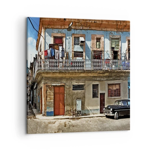 Tablou pe pânză - Sentimente cubaneze - 60x60 cm