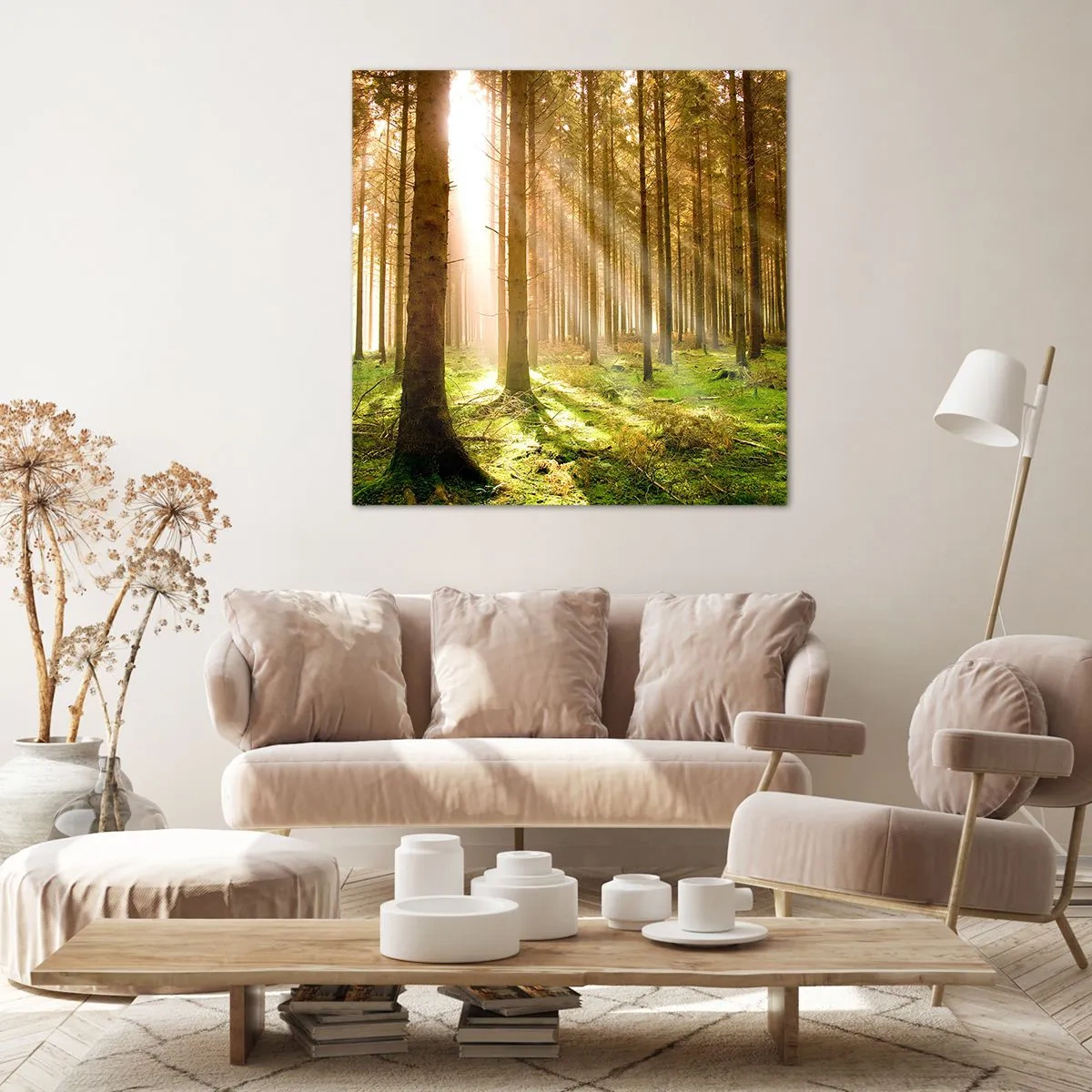 Tablou pe pânză - Spiridușii sunt pe cale să apară - 60x60 cm