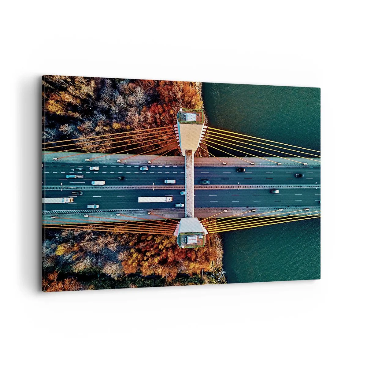 Tablou pe pânză - Din pădure spre apă - 100x70 cm