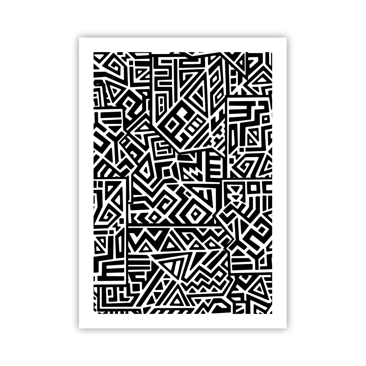 Poster - Compoziție precolumbiană - 50x70 cm