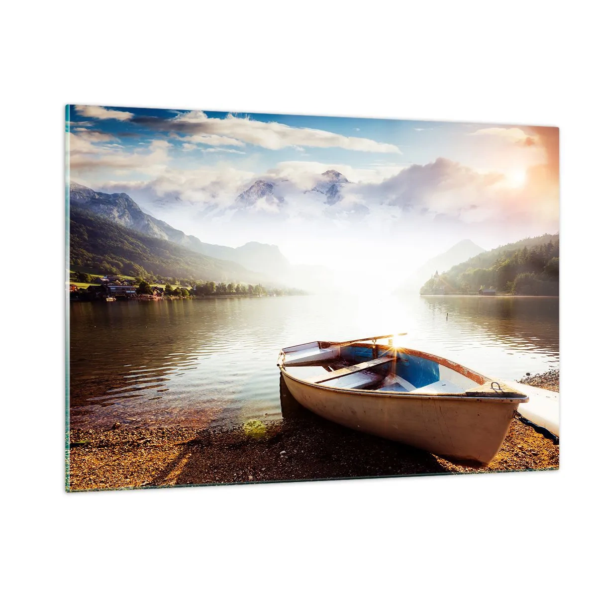 Tablou pe sticlă - Peste apa mare și limpede - 120x80 cm