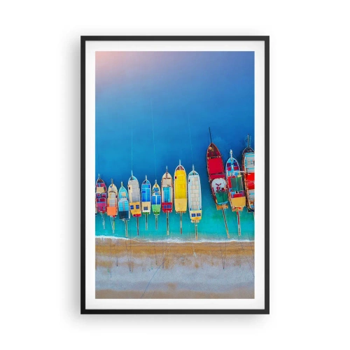 Poster în ramă neagră - Din perspectiva unei păsări - 61x91 cm