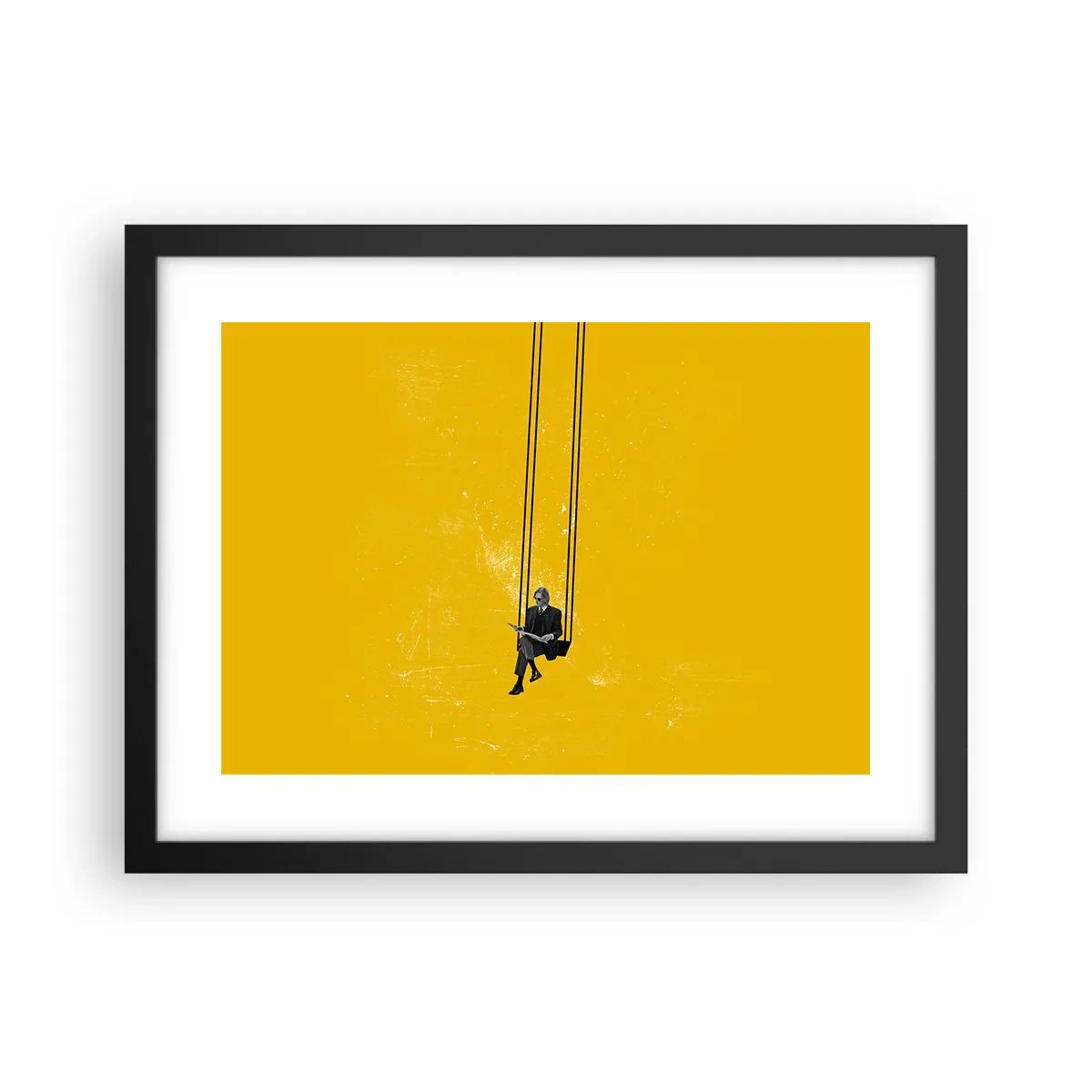 Poster în ramă neagră - O zi ca oricare alta - 40x30 cm