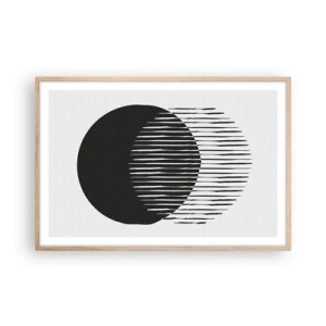 Poster în ramă de stejar deschis - Alter ego-ul său - 91x61 cm