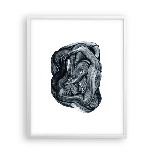 Poster în ramă albă - Nu este atât de simplu - 40x50 cm