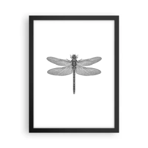Poster în ramă neagră - Precizia naturii - 30x40 cm