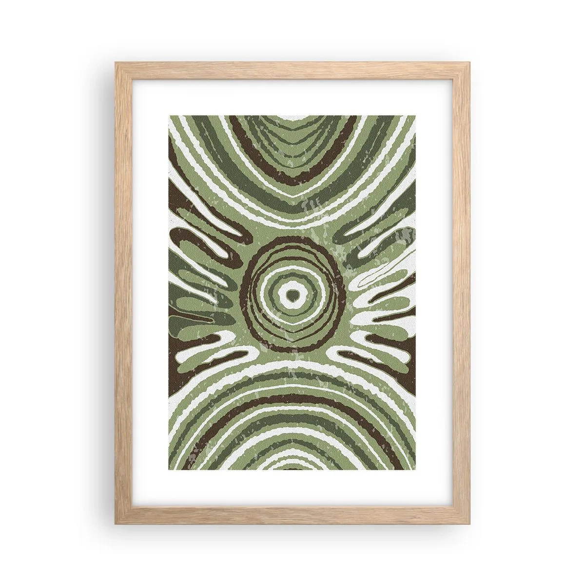 Poster în ramă de stejar deschis - Explozie de emoții - 30x40 cm