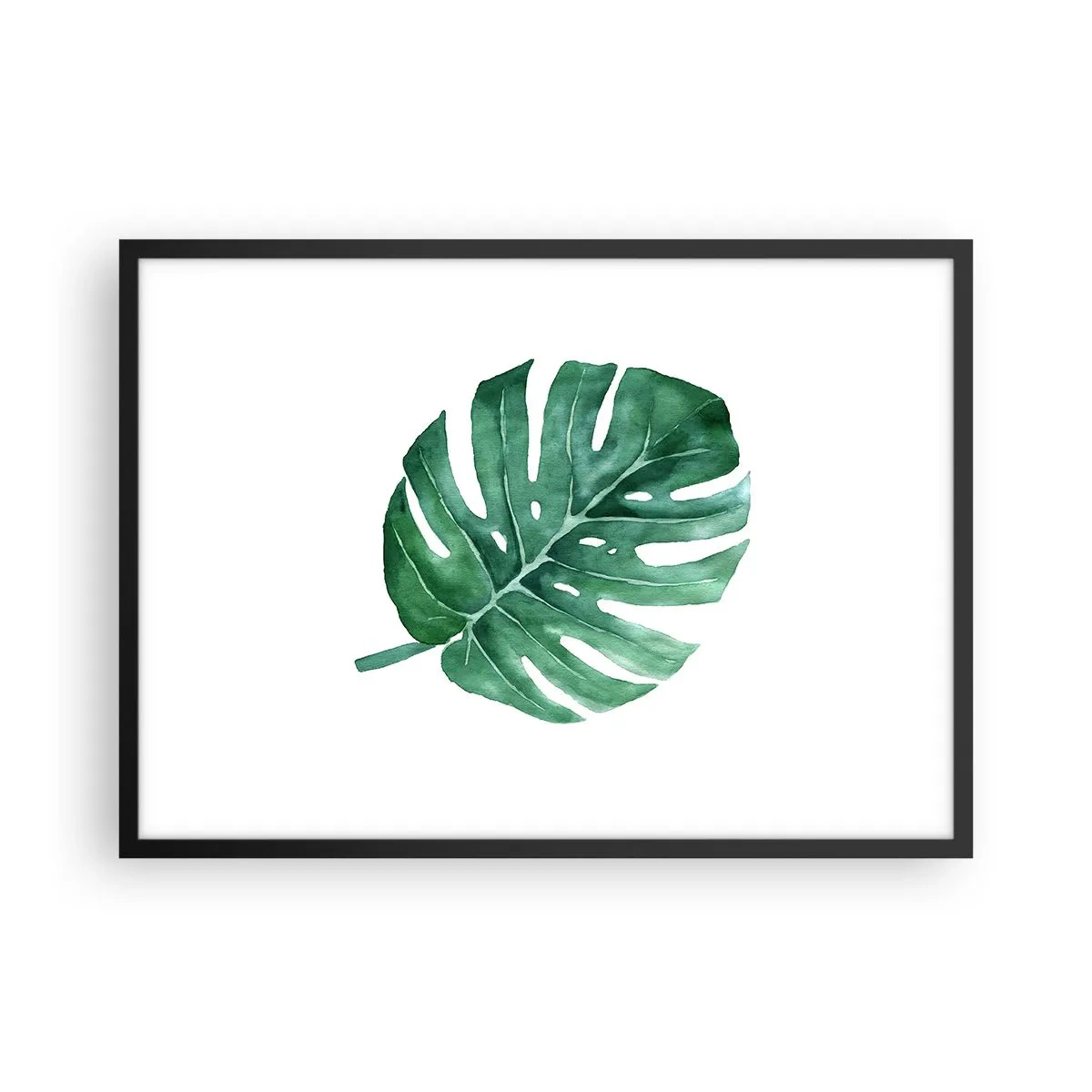 Poster în ramă neagră - Conceptul verde - 70x50 cm