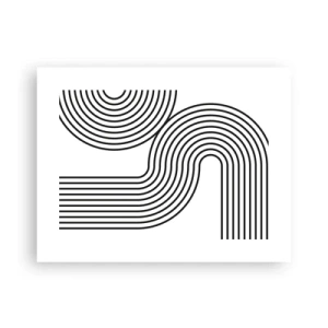 Poster - Pe o curbă - 40x30 cm