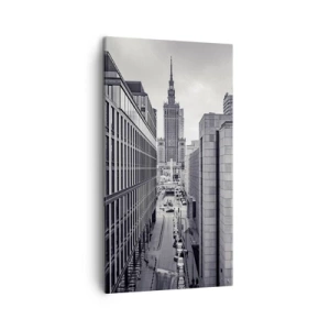 Tablou pe pânză - Vale citadină din Varșovia - 45x80 cm