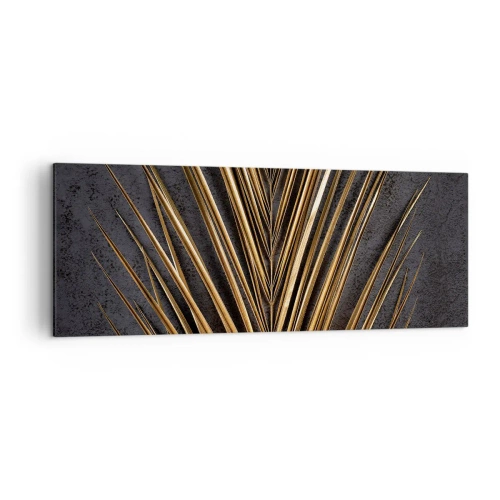Tablou pe pânză - Aur tropical - 140x50 cm