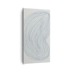 Tablou pe pânză - Zâmbet de picături - 65x120 cm