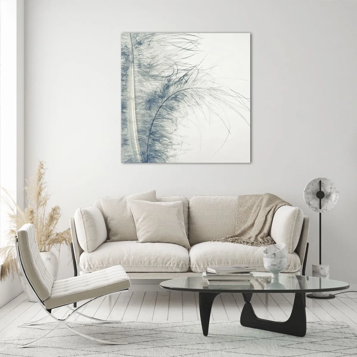 Tablou pe sticlă - Șoapta naturii - 60x60 cm