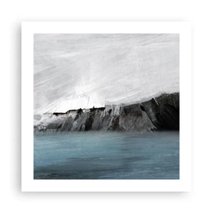 Poster - Apă - pământ: lupta elementelor - 50x50 cm