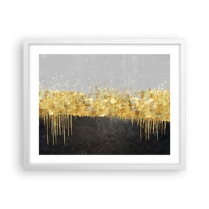 Poster în ramă albă - Înăuntru și în sus - 50x40 cm