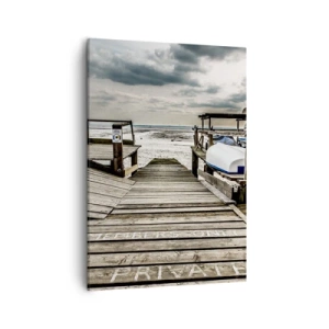 Tablou pe pânză - Plaja din nord - 50x70 cm