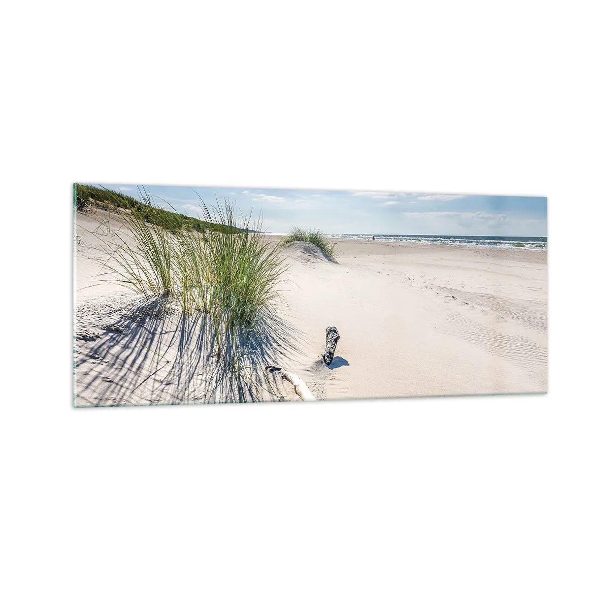 Tablou pe sticlă - Cea mai frumoasă? Baltică - 100x40 cm