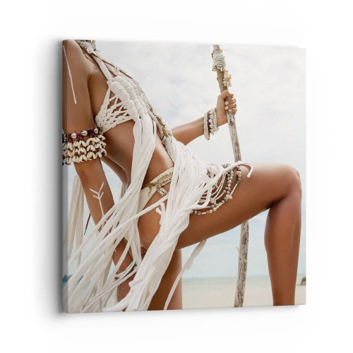 Tablou pe pânză - Preoteasa Soarelui - 30x30 cm