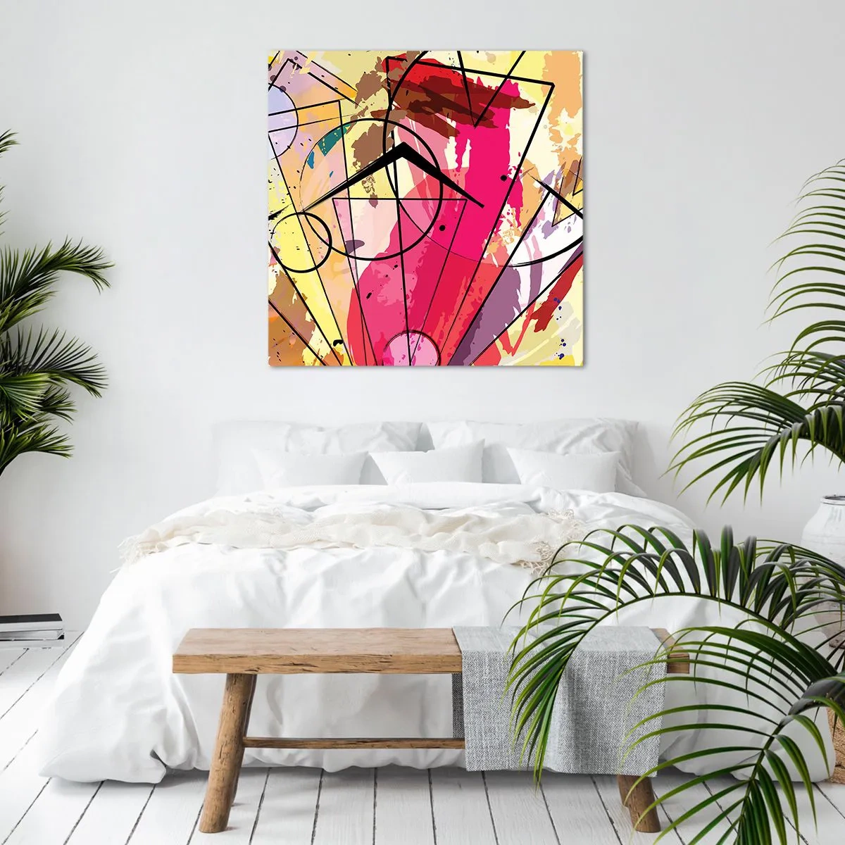 Tablou pe pânză - Explozie - 40x40 cm