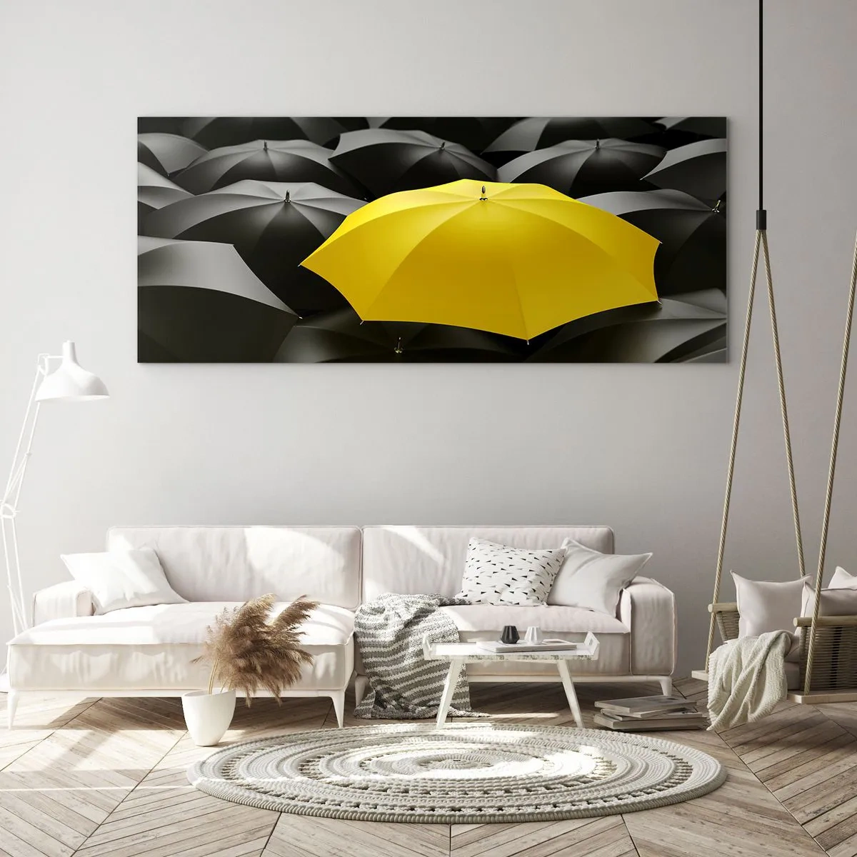 Tablou pe sticlă - La revedere, tristețe - 100x40 cm
