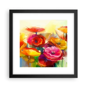 Poster în ramă neagră - Nu numai roșu - 30x30 cm