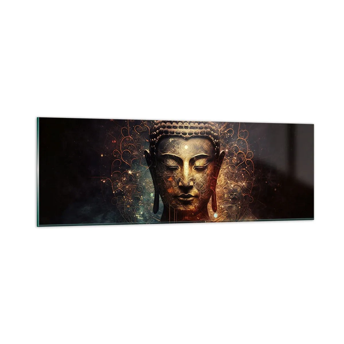 Tablou pe sticlă - Echilibru spiritual - 90x30 cm