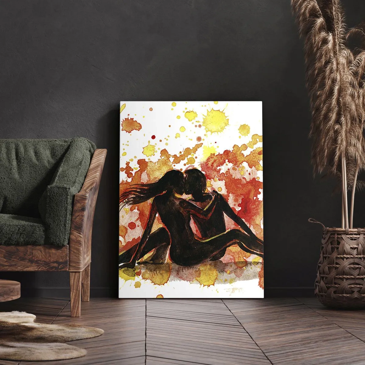 Tablou pe pânză - Şi a fost lumină - 55x100 cm