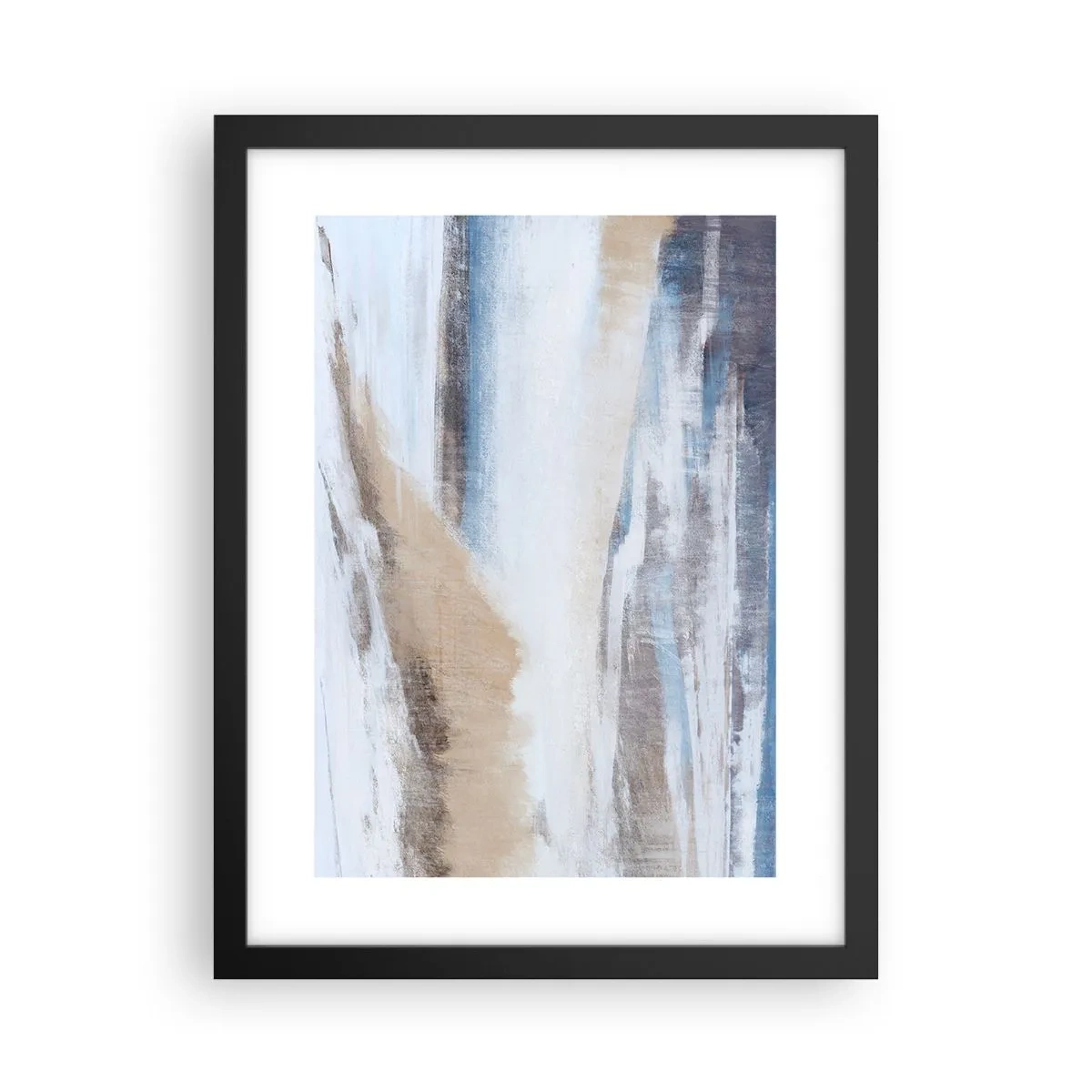 Poster în ramă neagră - Compoziție de iarnă - 30x40 cm