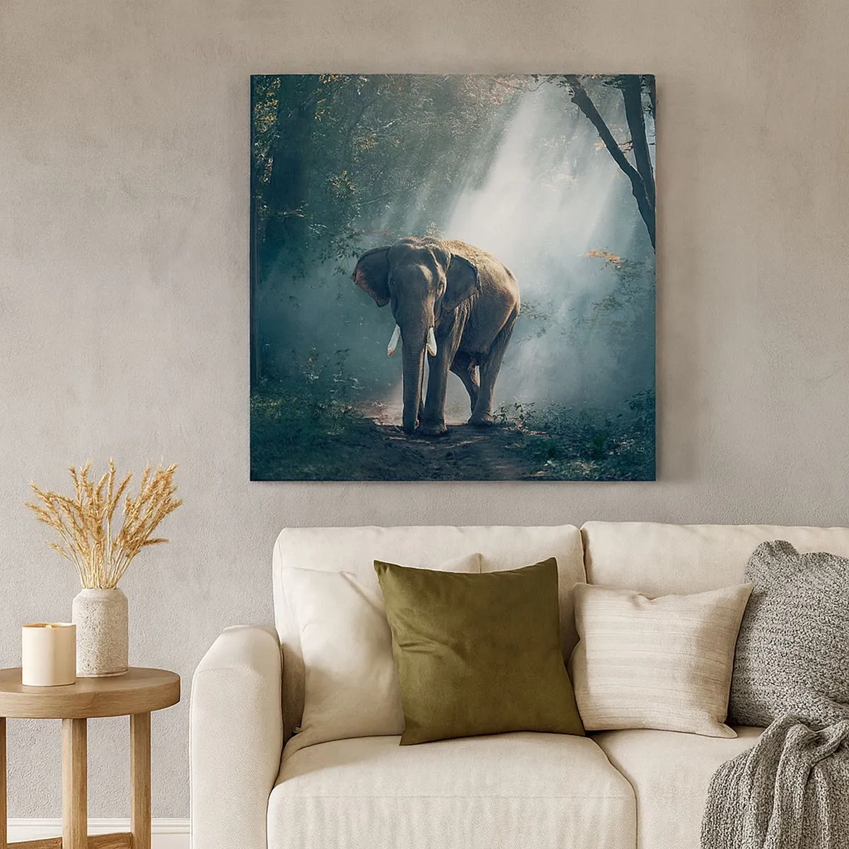 Tablou pe pânză - O plimbare liniștită - 30x30 cm