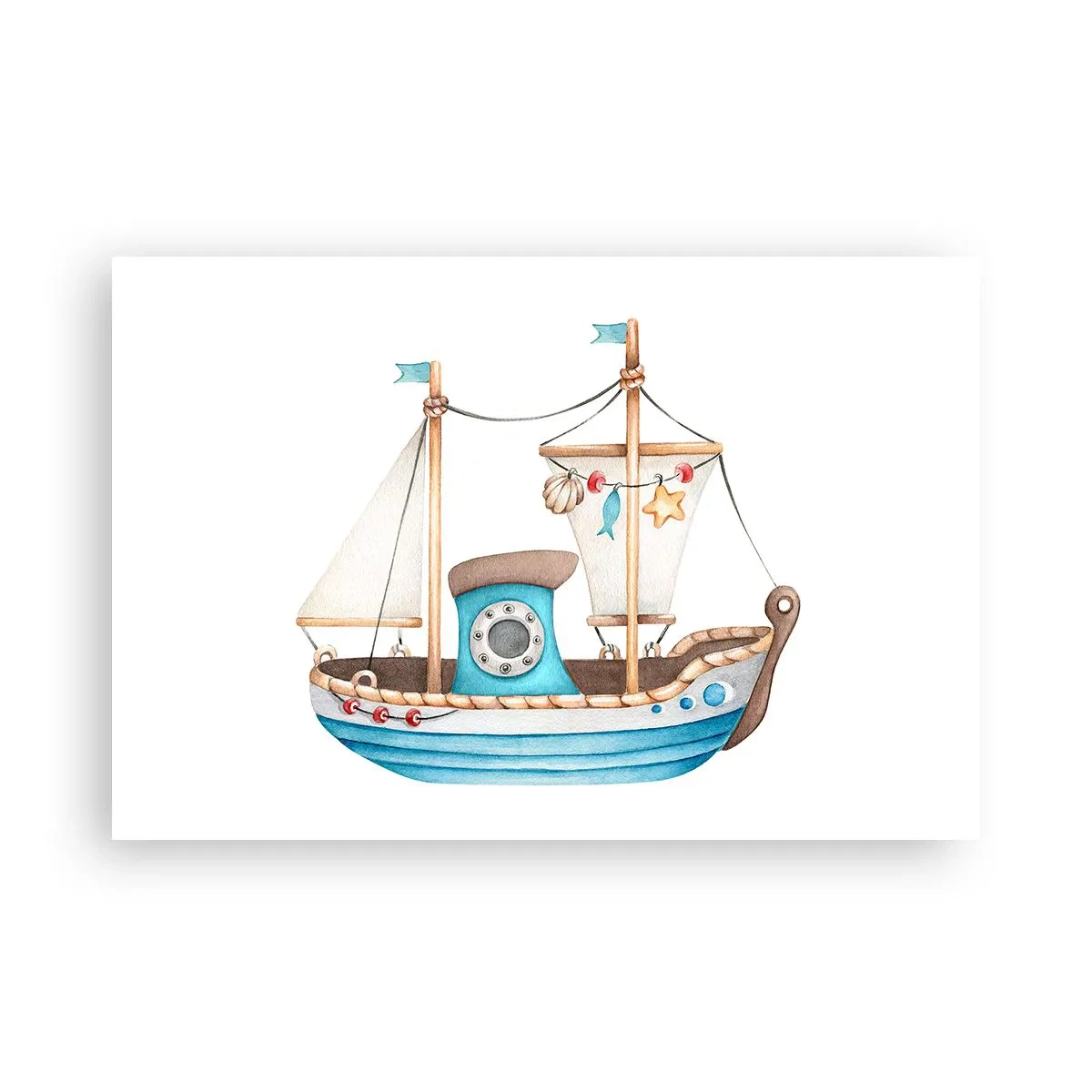 Poster - Ahoy aventura! - 91x61 cm