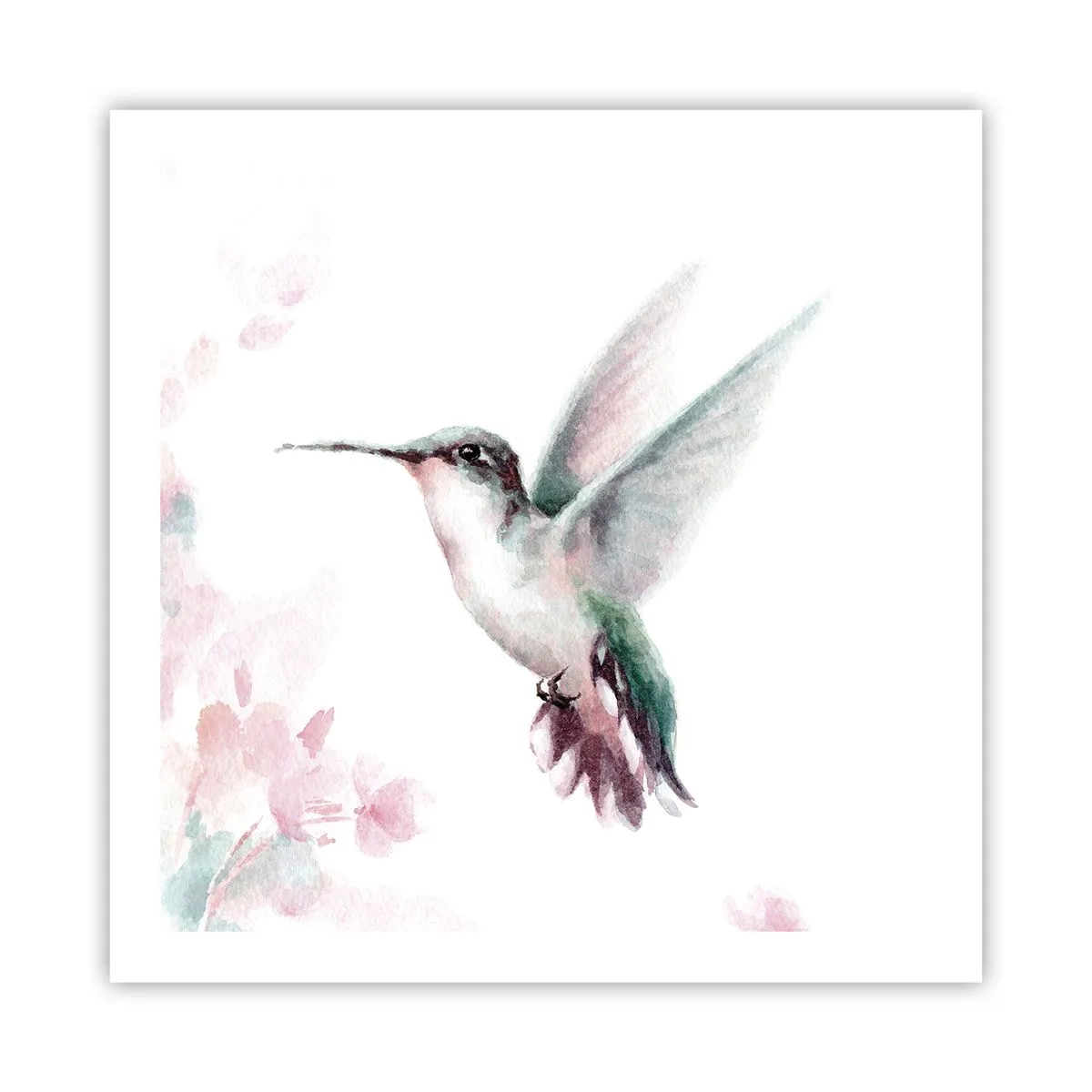 Poster - Oprit în mișcare - 60x60 cm