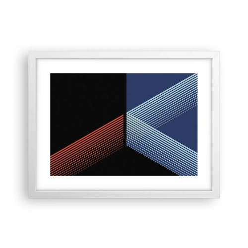 Poster în ramă albă - O poveste simplă - 40x30 cm