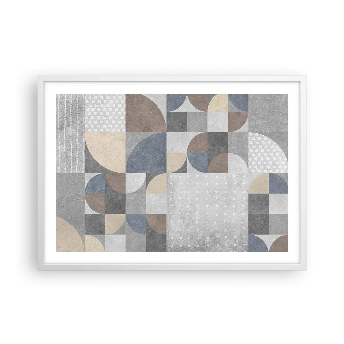 Poster în ramă albă - Fantezie ceramică - 70x50 cm
