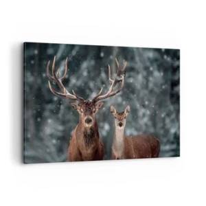 Tablou pe pânză - Stăpânul pădurii și soția sa - 120x80 cm