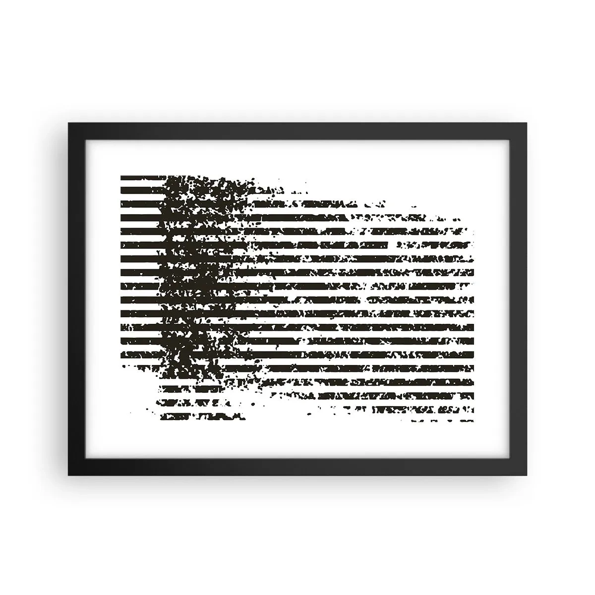 Poster în ramă neagră - Ritm și zgomot - 40x30 cm