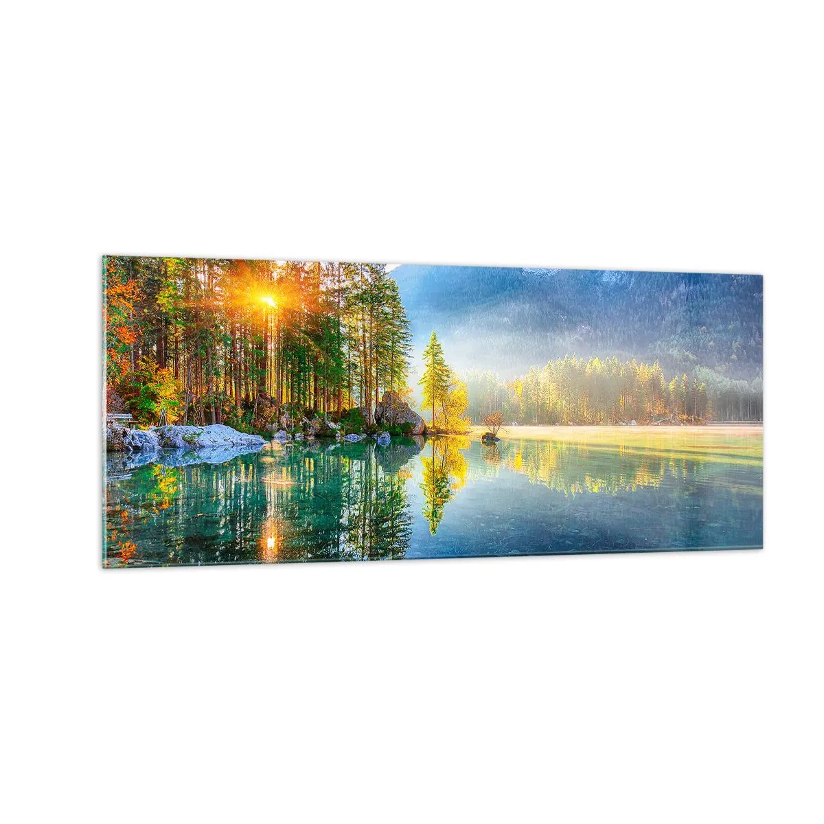 Tablou pe sticlă - Maiestate și dulceață - 100x40 cm