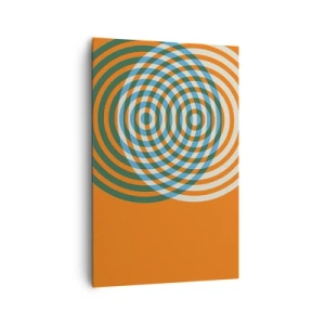 Tablou pe pânză - Variație circulară abstractă - 80x120 cm