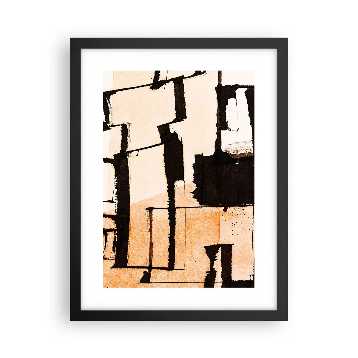 Poster în ramă neagră - Cu toate acestea, ordinea - 30x40 cm