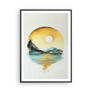 Poster în ramă neagră - În cercul de frumusețe - 70x100 cm