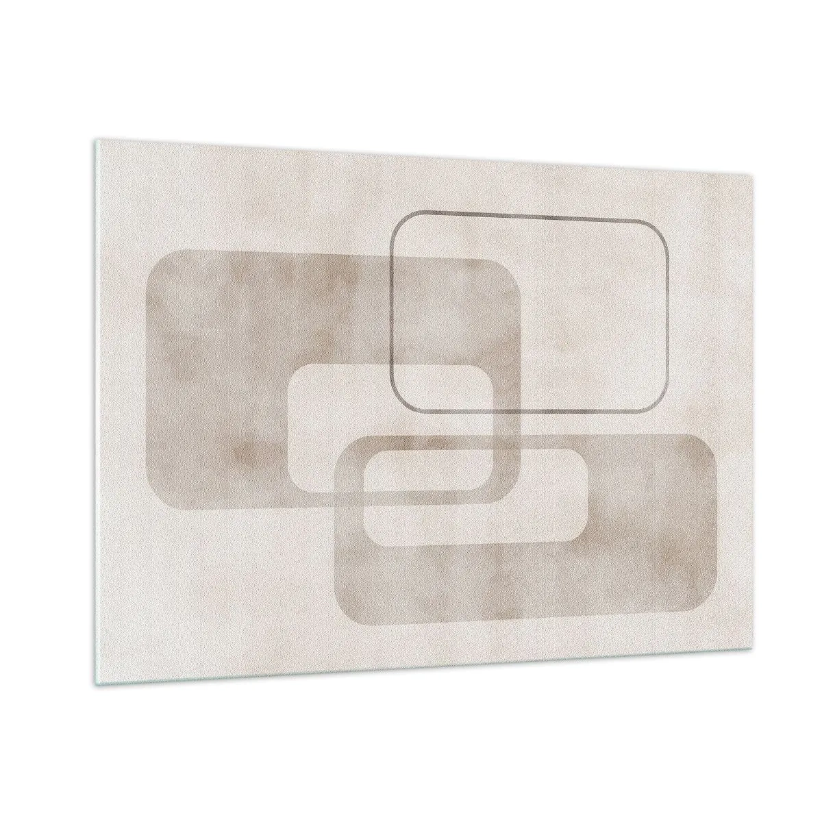 Tablou pe sticlă - Fuga geometrică - 100x70 cm