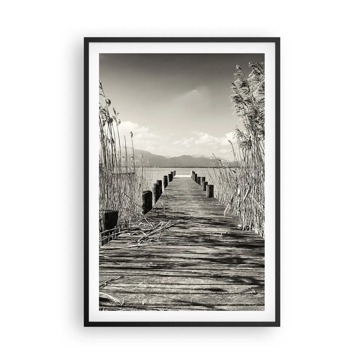 Poster în ramă neagră - În intimitatea ierburilor - 61x91 cm