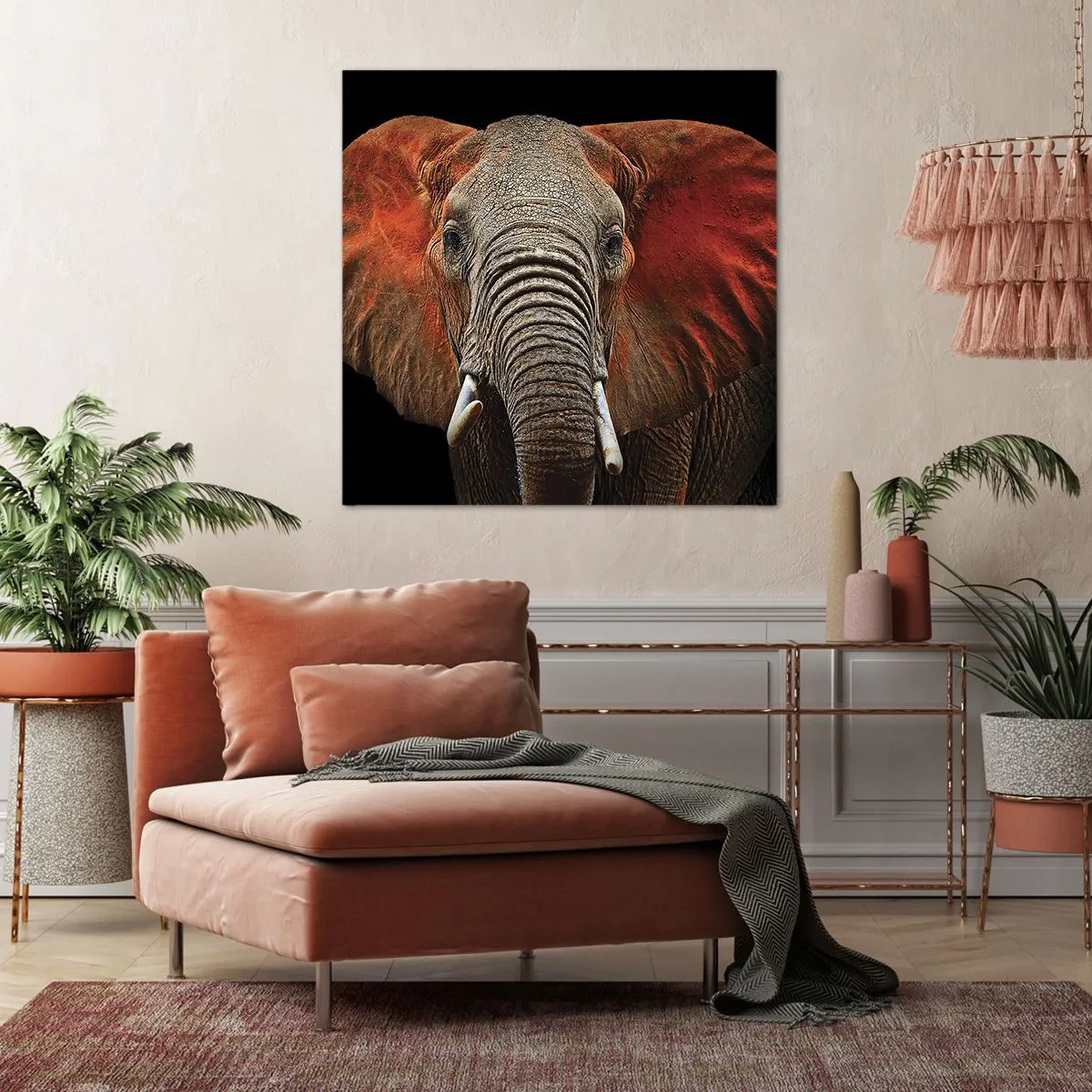 Tablou pe pânză - Sunt sălbatic, și tu? - 40x40 cm