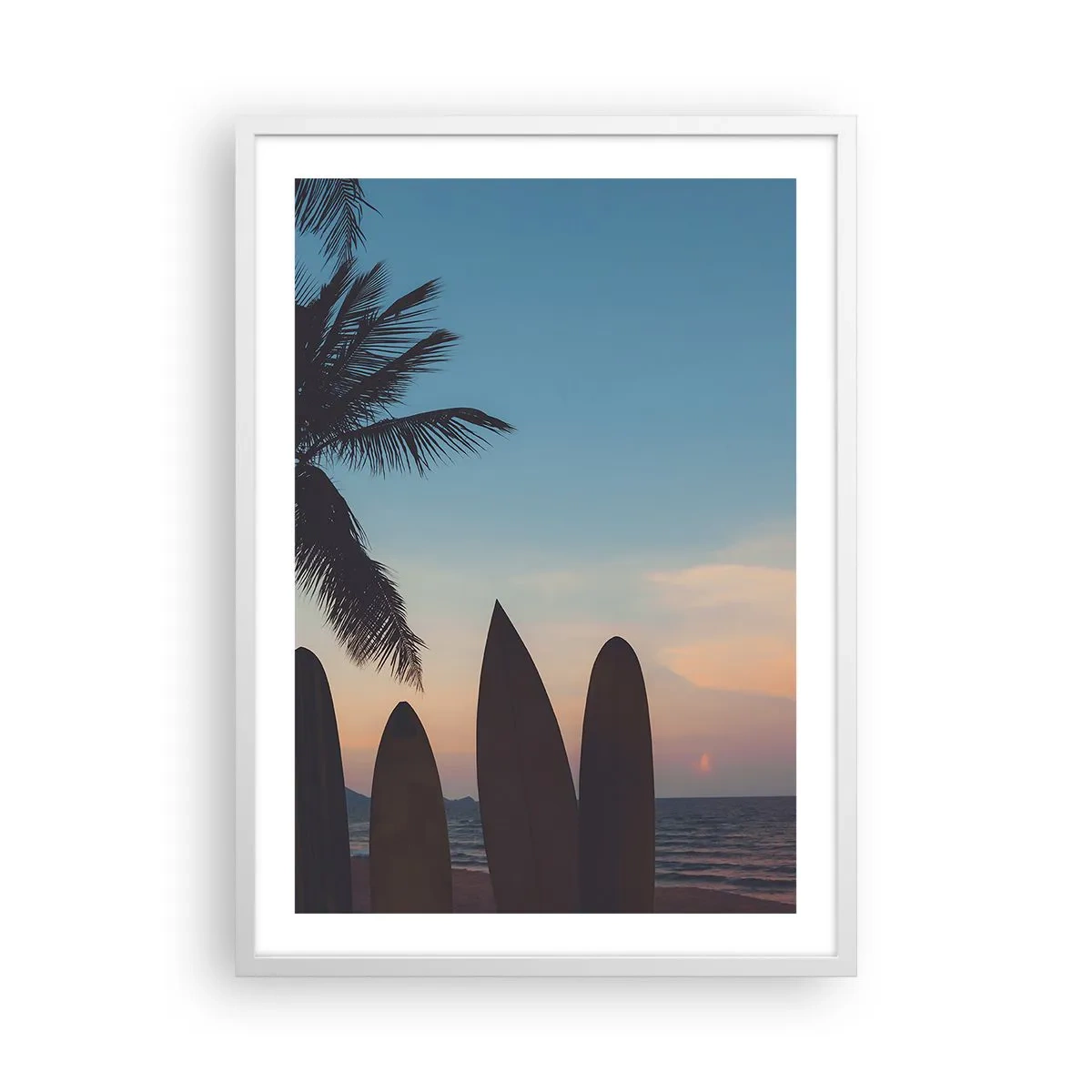 Poster în ramă albă - Și mâine ne vom distra - 50x70 cm