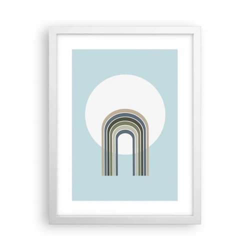 Poster în ramă albă - Atracție irezistibilă - 30x40 cm