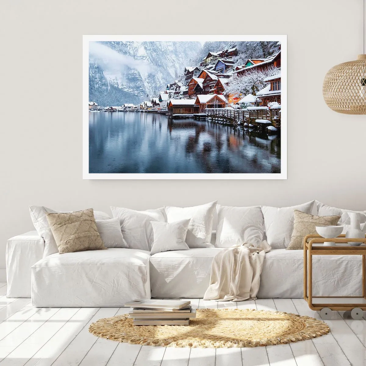 Poster - În decor de iarnă - 91x61 cm
