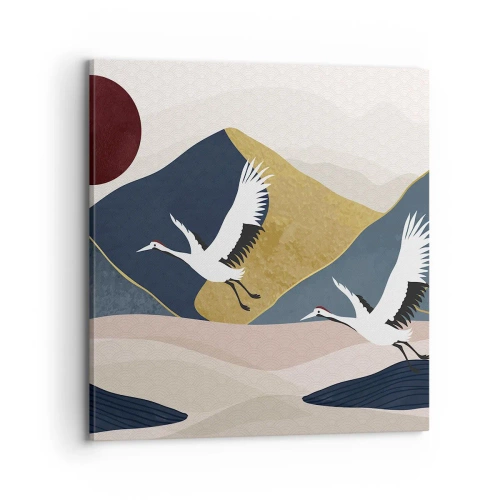 Tablou pe pânză - Și ziua a zburat din nou - 70x70 cm