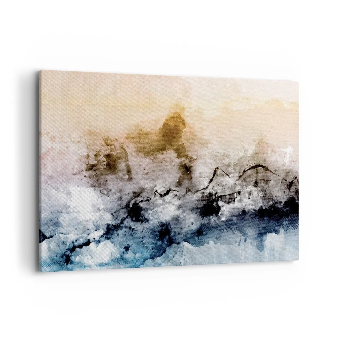 Tablou pe pânză - Scufundate într-un vârtej de ceață - 120x80 cm