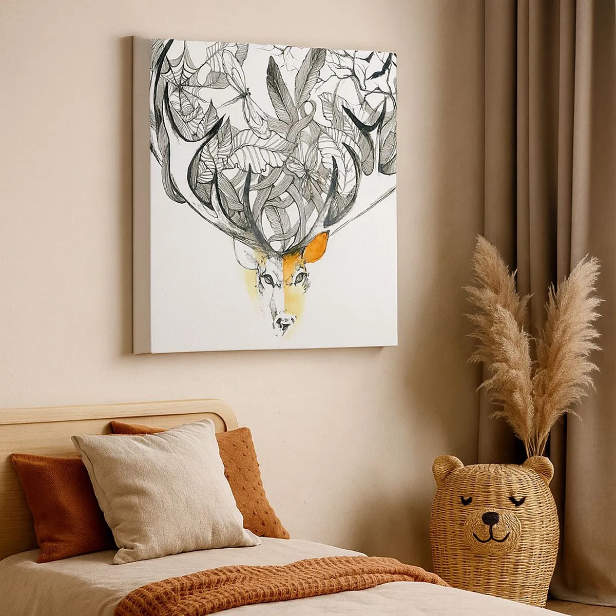 Tablou pe pânză - Coarne de abundență - 30x30 cm